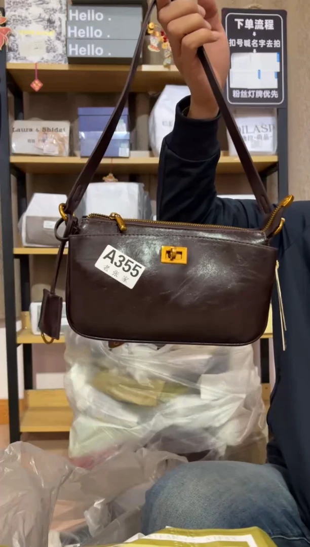 小牛剖层皮革老张家女包355