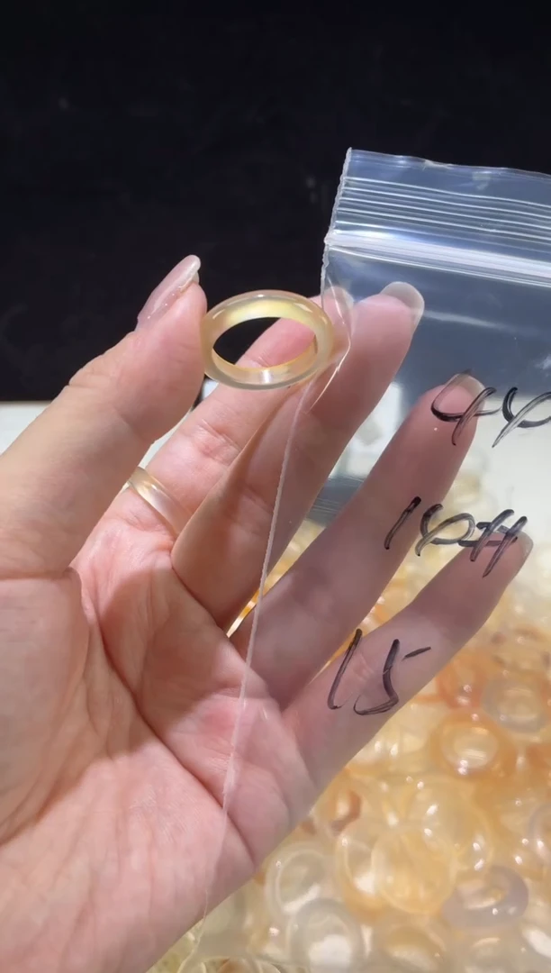 玛瑙/玉髓戒指未镶嵌44