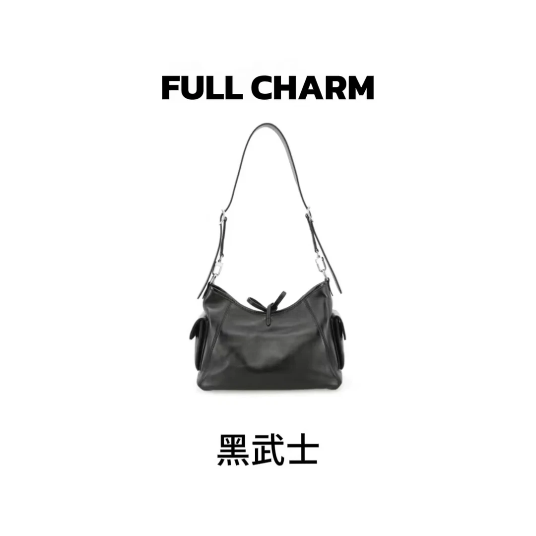 【E248】FULL CHARM-黑武士-新款大容量女包多功能斜挎包百搭单肩包