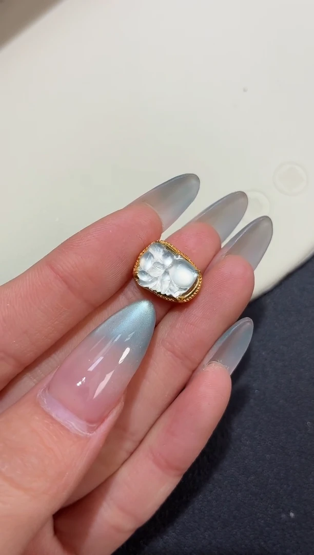 吊坠(不含链)银S925镶嵌翡翠吊坠