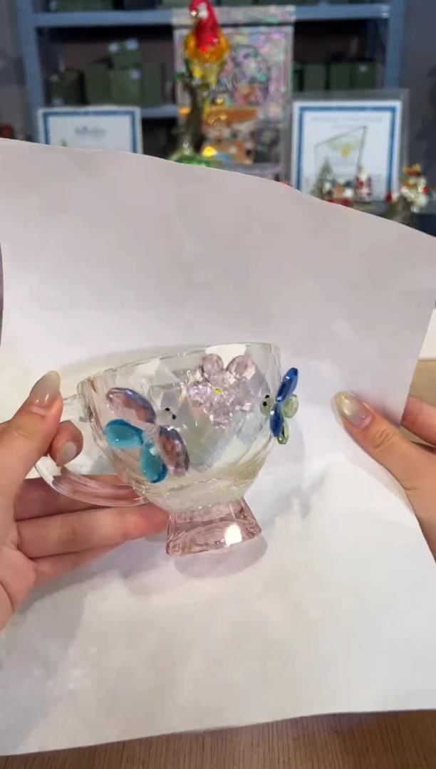 【闪购商品】杯93幻语水晶咖啡杯（粉）