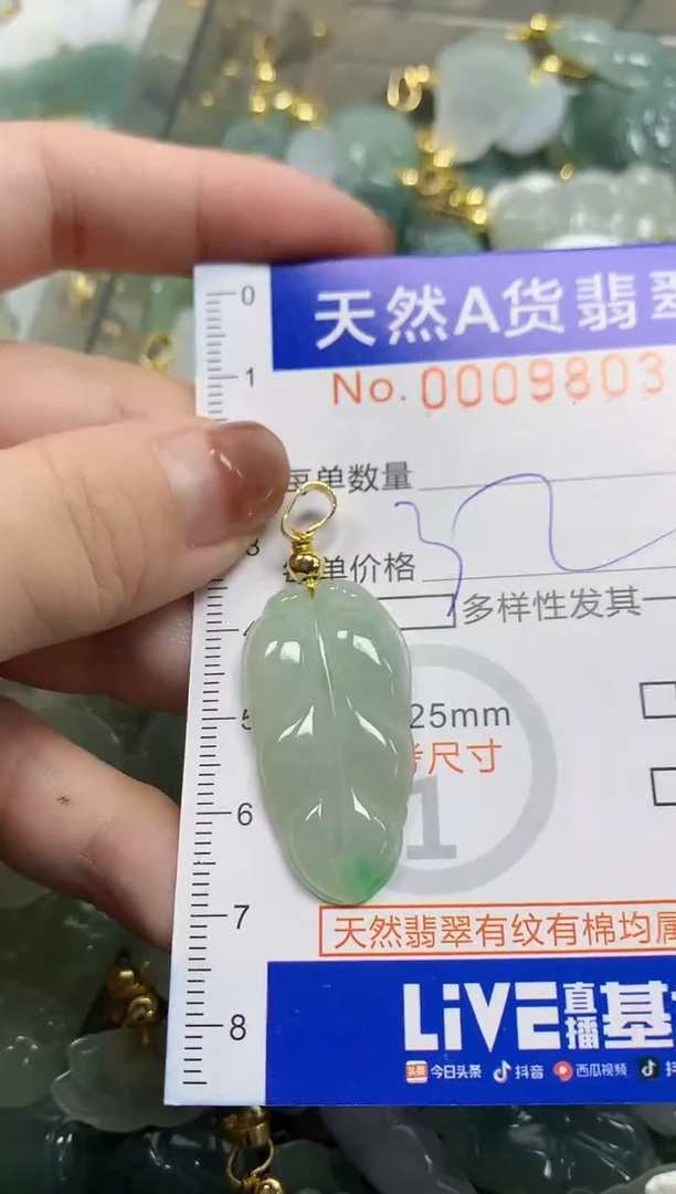 颈饰未镶嵌翡翠天然A货翡翠