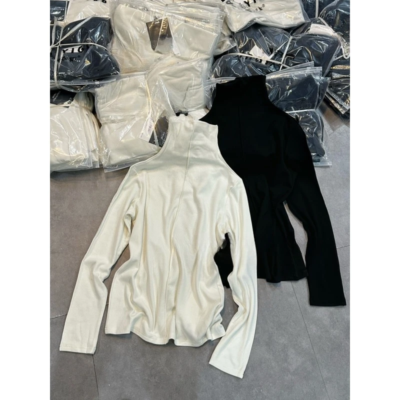 晶姐-7557-打底欧货女装秋季简约韩版网红春秋洋气时尚百搭