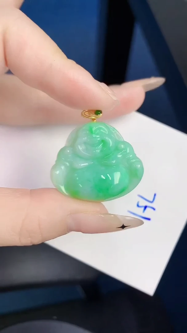 颈饰未镶嵌翡翠缅甸天然翡翠A货