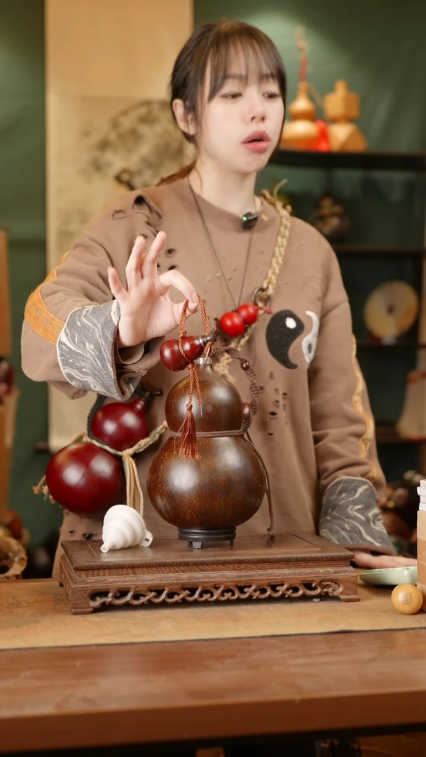 46号精品天然大漆酒葫芦一物一拍~