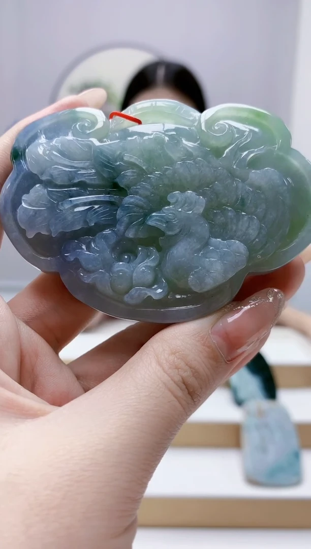 未镶嵌定制翡翠4812jw-毛货挂件56