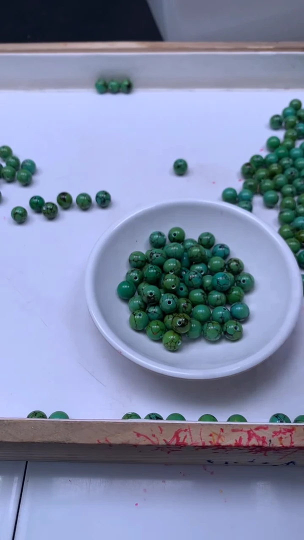 未镶嵌玛瑙手饰D445 黄皮网纹 绿 淞 8mm10个6.8元