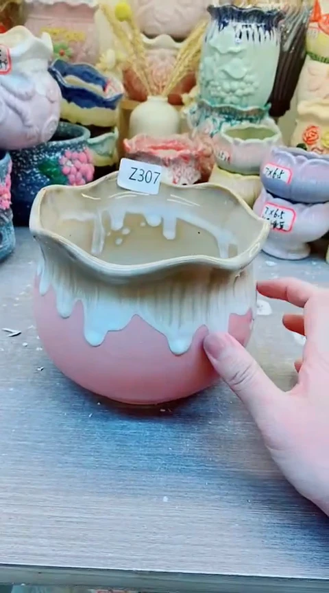 @@陶瓷多肉花盆Z307