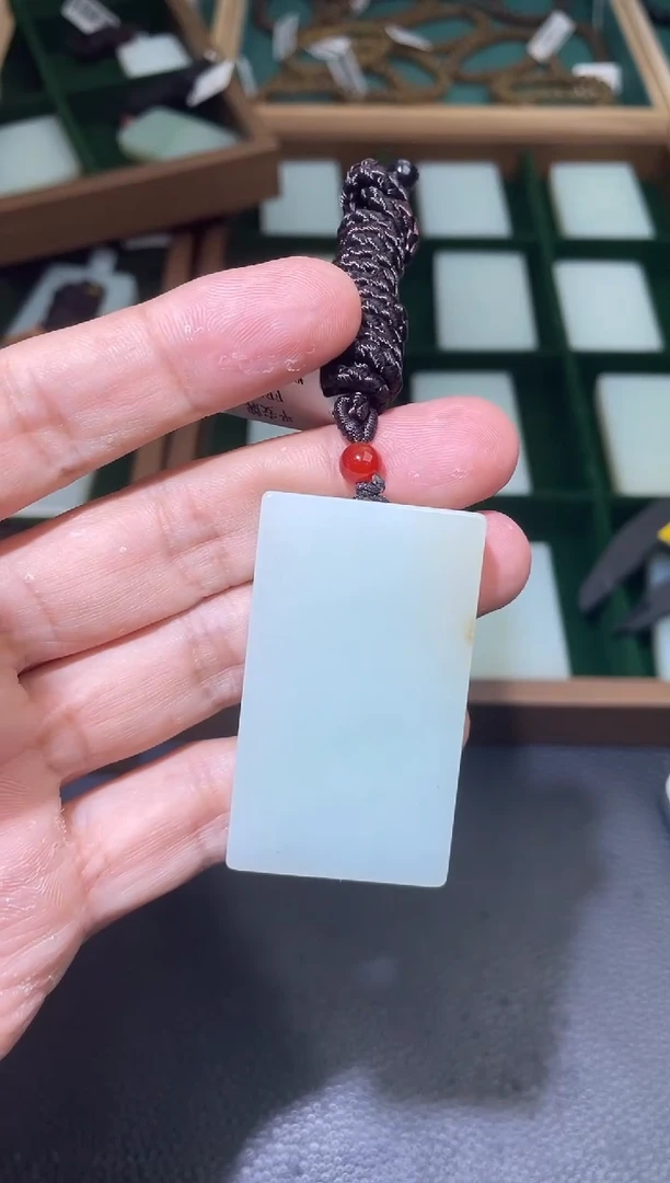 未镶嵌和田玉挂件无事牌35