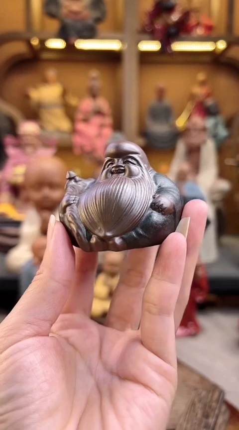 紫砂茶宠器闵茶宠摆件