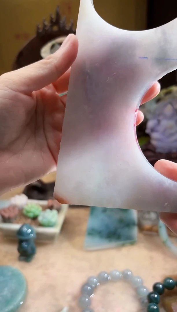 未镶嵌挂件翡翠A货柠优5977