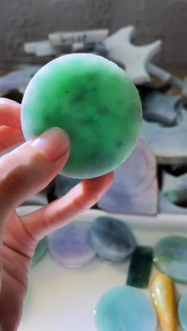 裸石翡翠翡翠a货正品玉石古陈590