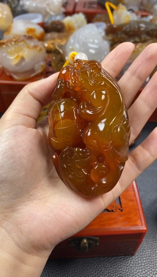玛瑙/玉髓手把未镶嵌楊*瑒1
