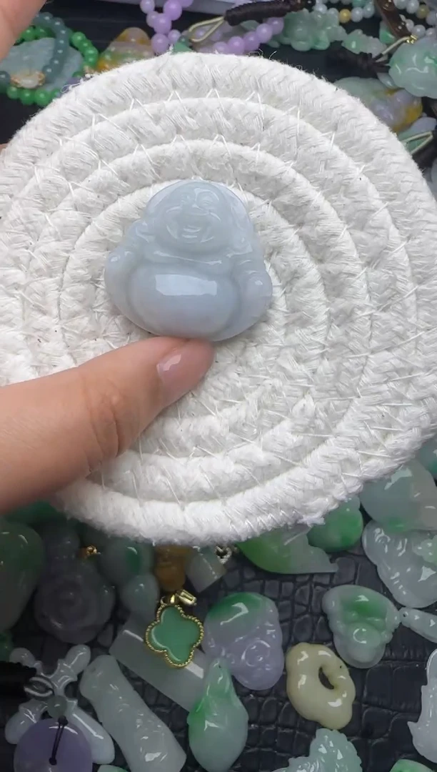 颈饰未镶嵌翡翠缅甸翡翠吊坠