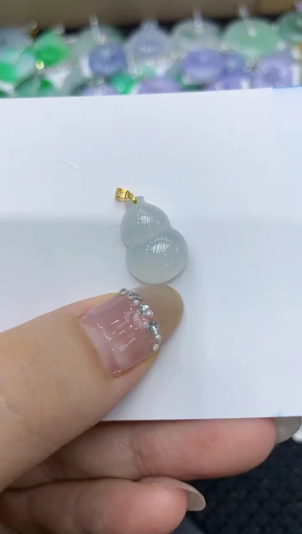 【闪购商品】翡翠颈饰18K金镶嵌222222222