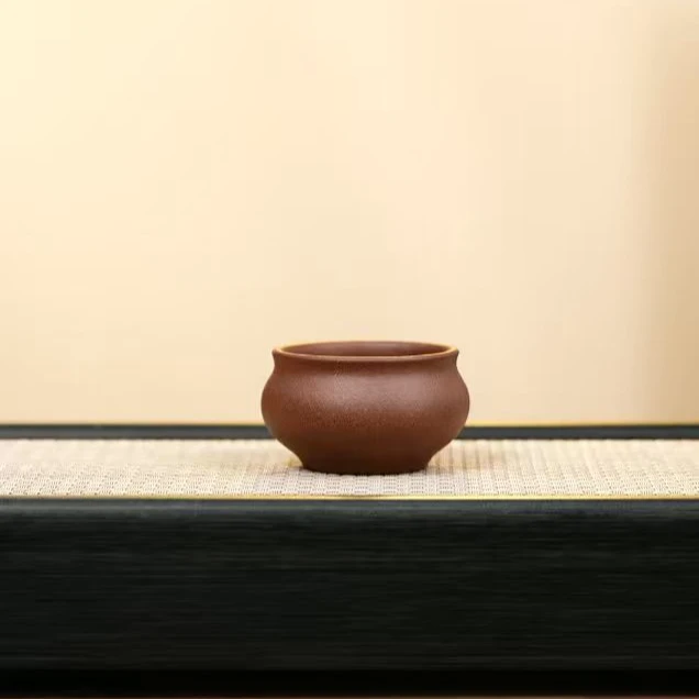 赵掌柜紫砂 紫泥浮力杯