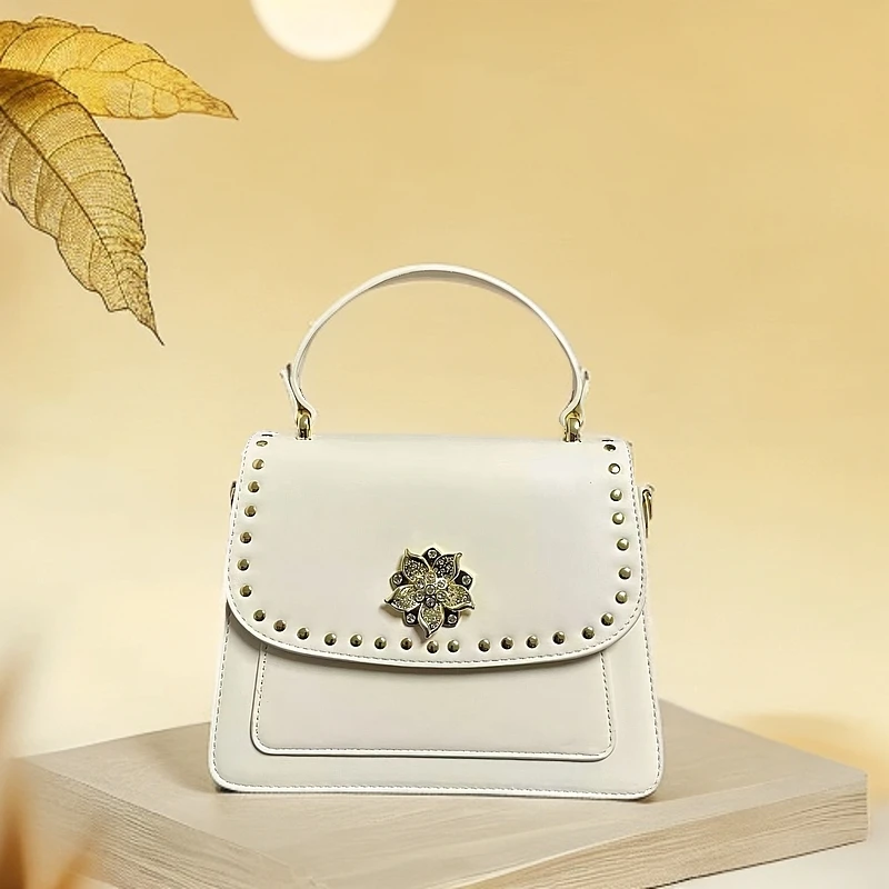 02#白色【尺寸：长23宽9高18】潮流气质百搭时尚女士单肩包