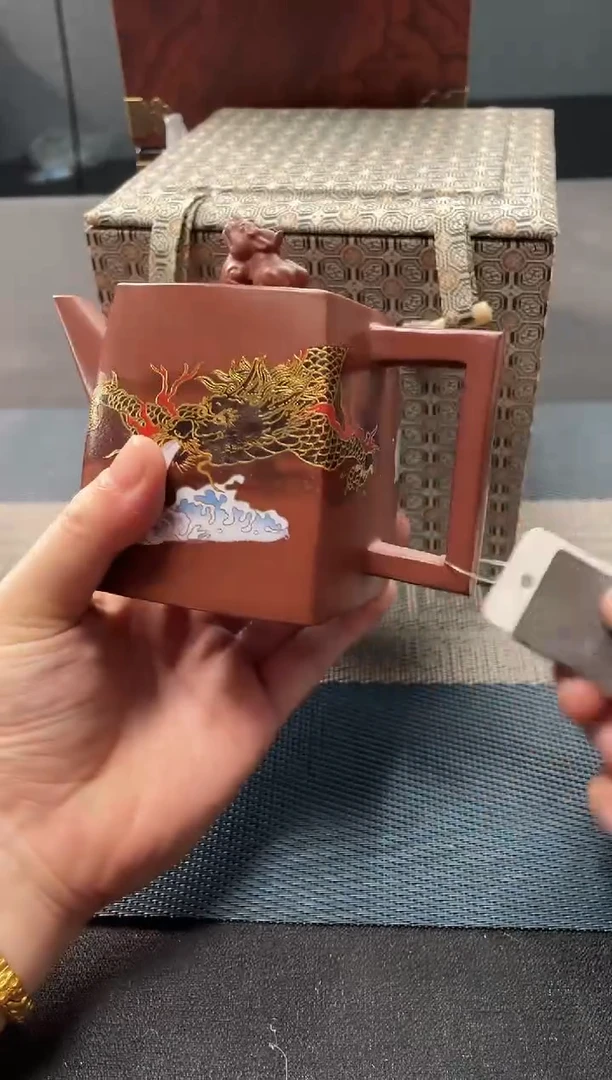 茶壶紫砂宜兴原矿紫砂茶壶034