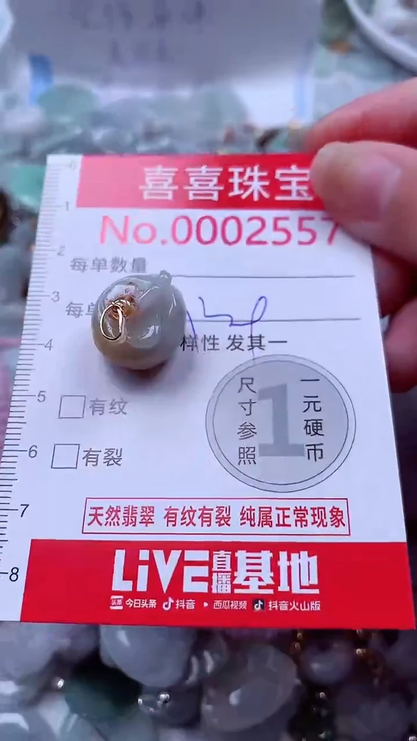 吊坠(不含链)未镶嵌翡翠2557