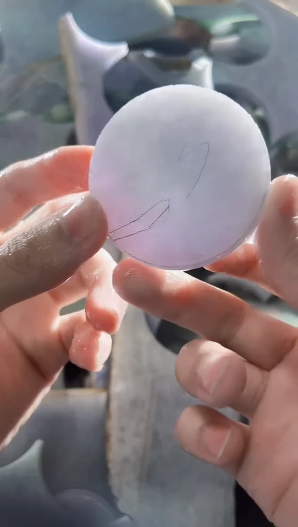 裸石翡翠缅甸翡翠A货文3505