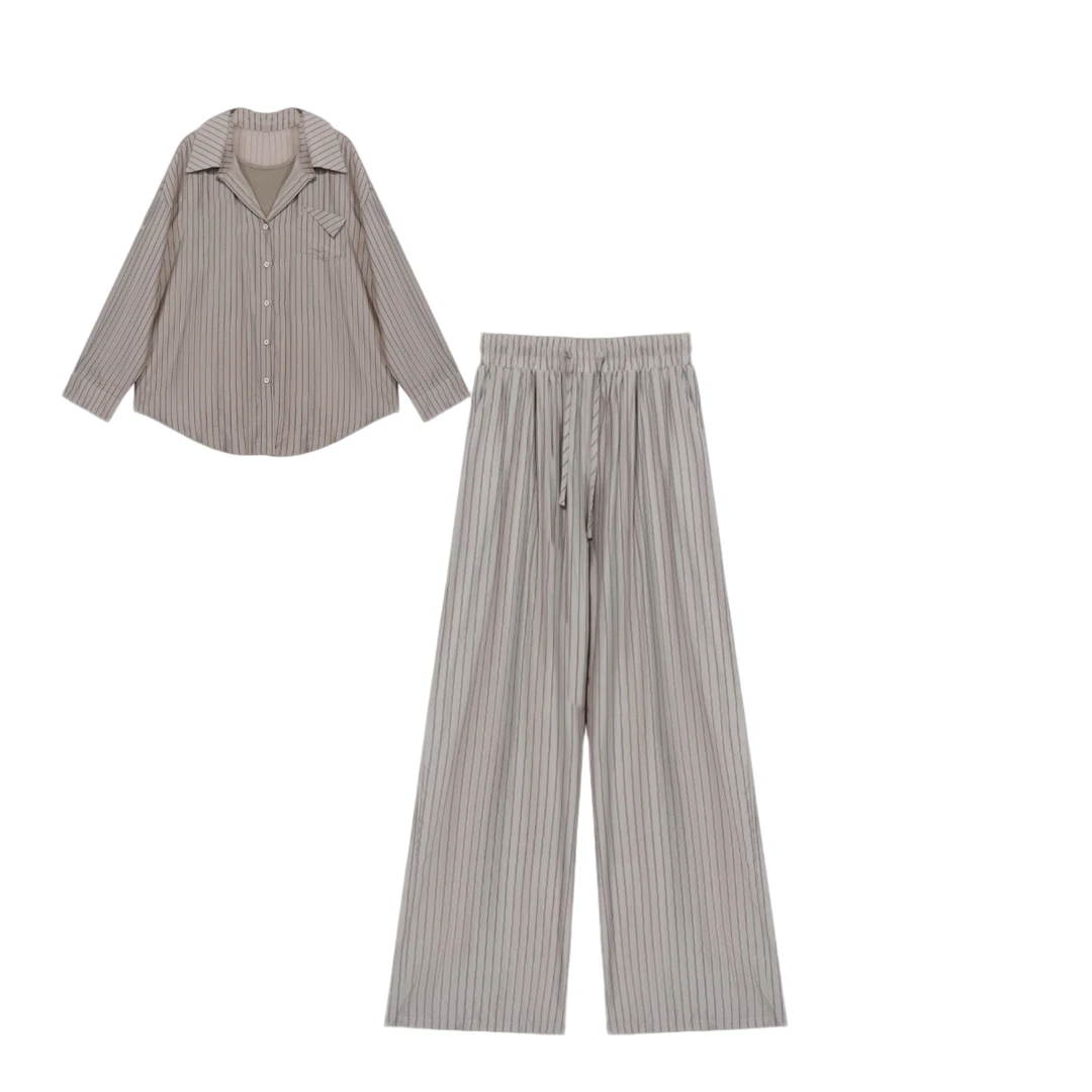 【小依专享】D1F38029B 秋季女士气质淑女套装-8029