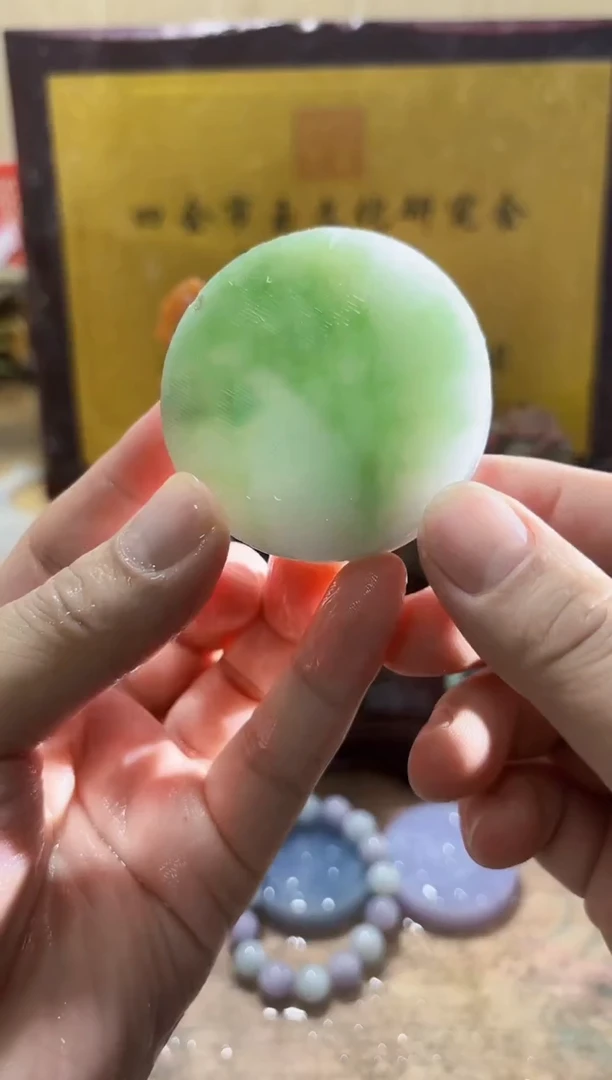 未镶嵌挂件翡翠A货常星7814