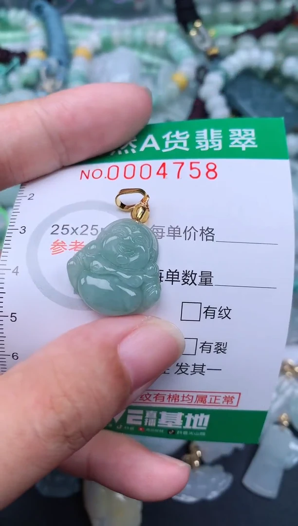 翡翠未镶嵌颈饰.0004758