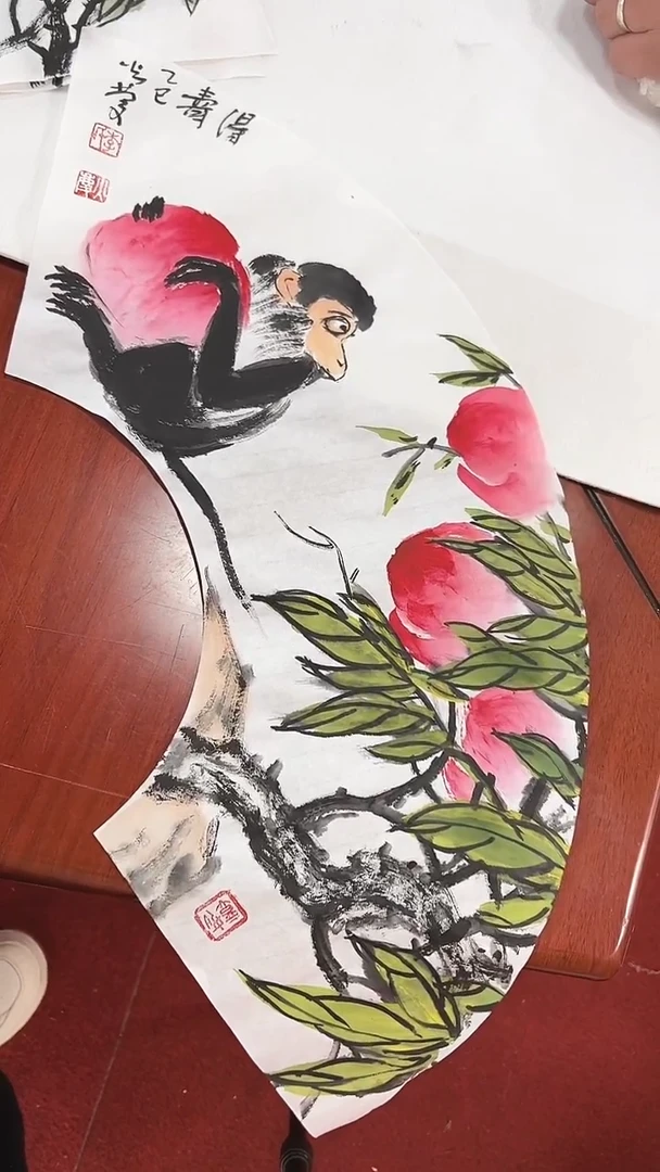 国画李火庆/国画/花鸟