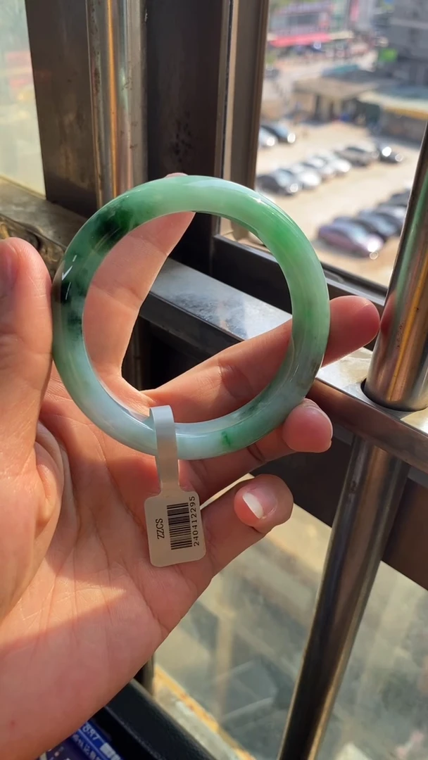 未镶嵌手镯翡翠//20259495  57正圈