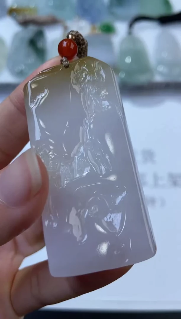 未镶嵌挂件翡翠376602   多人