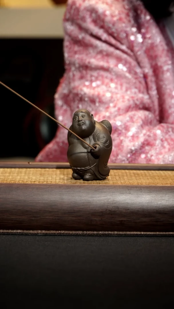 【闪购商品】紫砂茶壶太乙真人香插