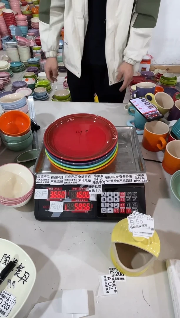 【闪购商品】其他（两个装）瓷片微瑕陶瓷餐具家用B55