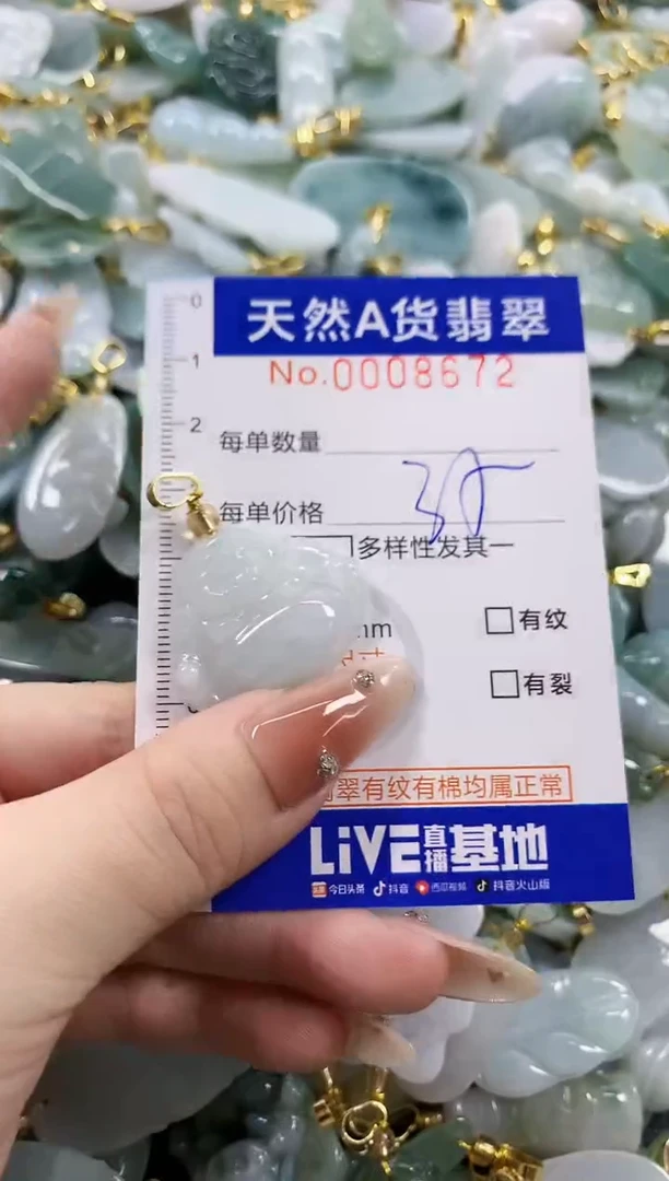 颈饰未镶嵌翡翠天然A货翡翠