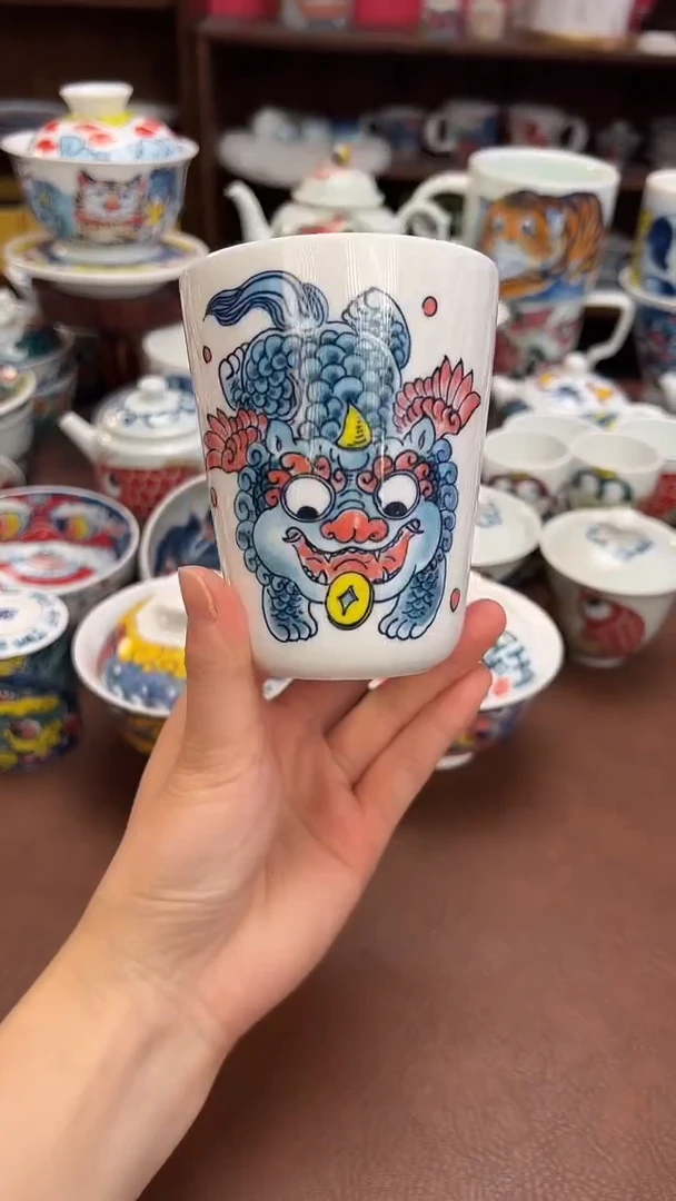 【闪购商品】微瑕福利价        貔貅可乐杯