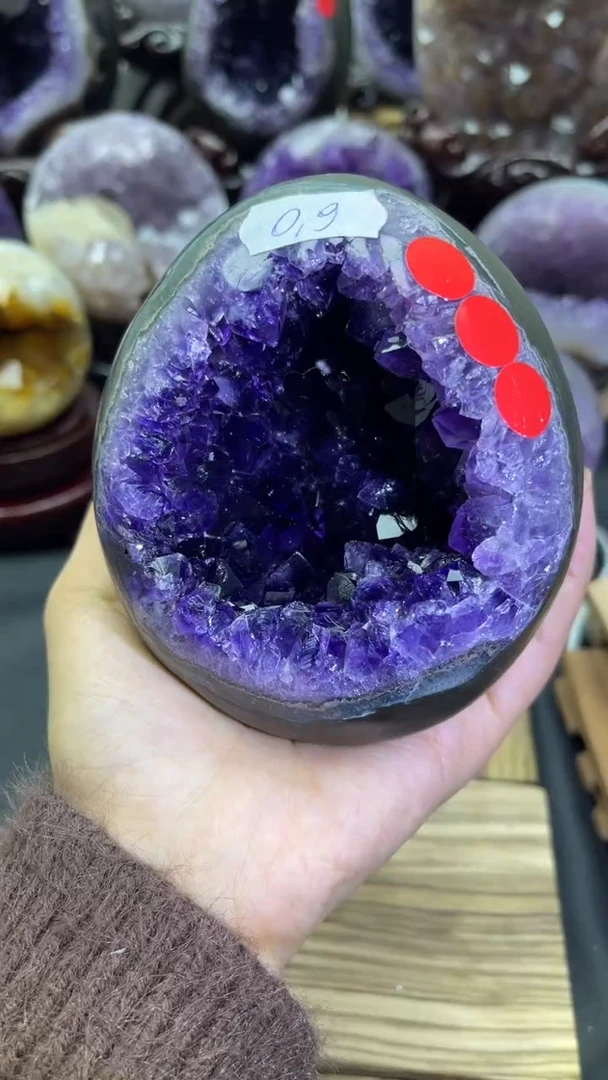 未镶嵌大型摆件（非配饰）紫晶155号龙蛋