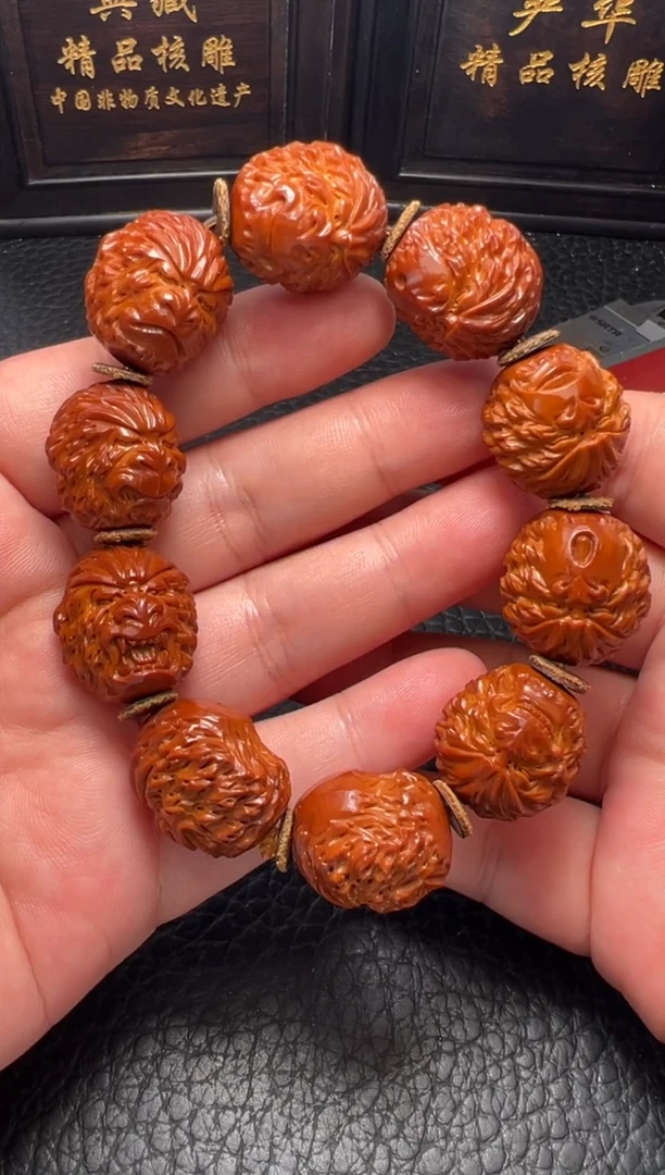 手串/手链橄榄核回血陈素林猴子头手串