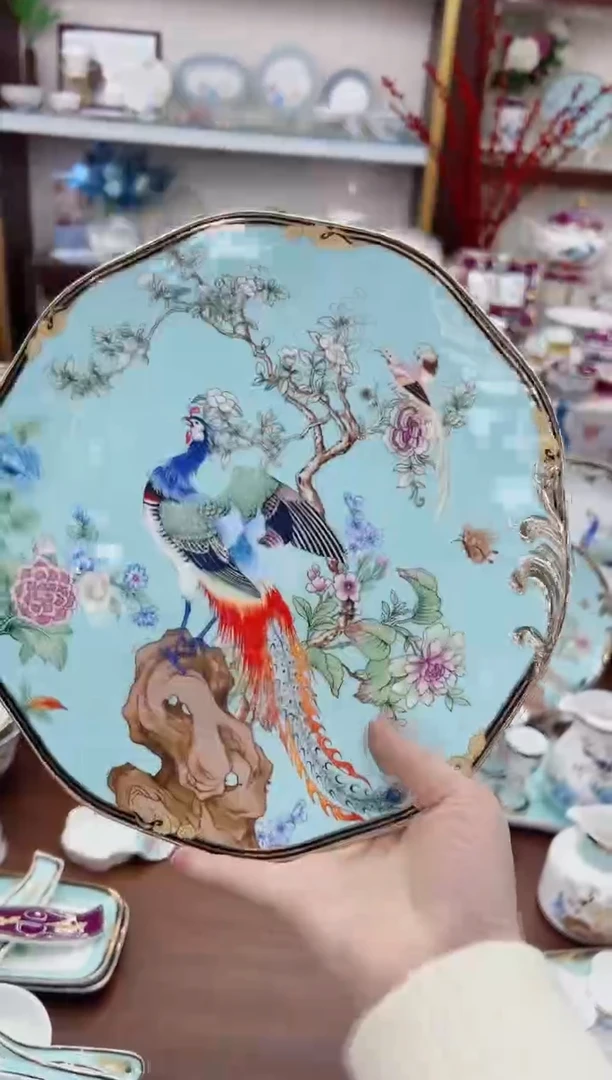 【闪购商品】骨瓷10.5寸平盘