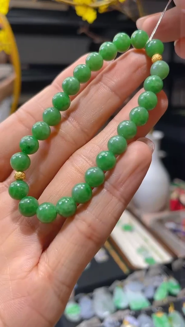 【闪购商品】翡翠颈饰18K金镶嵌假一赔三