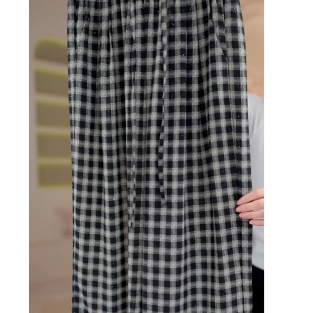 Y1256新款夏季薄款时尚休闲阔腿裤女15