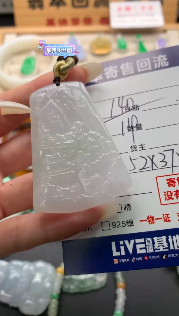 翡翠未镶嵌颈饰10139068