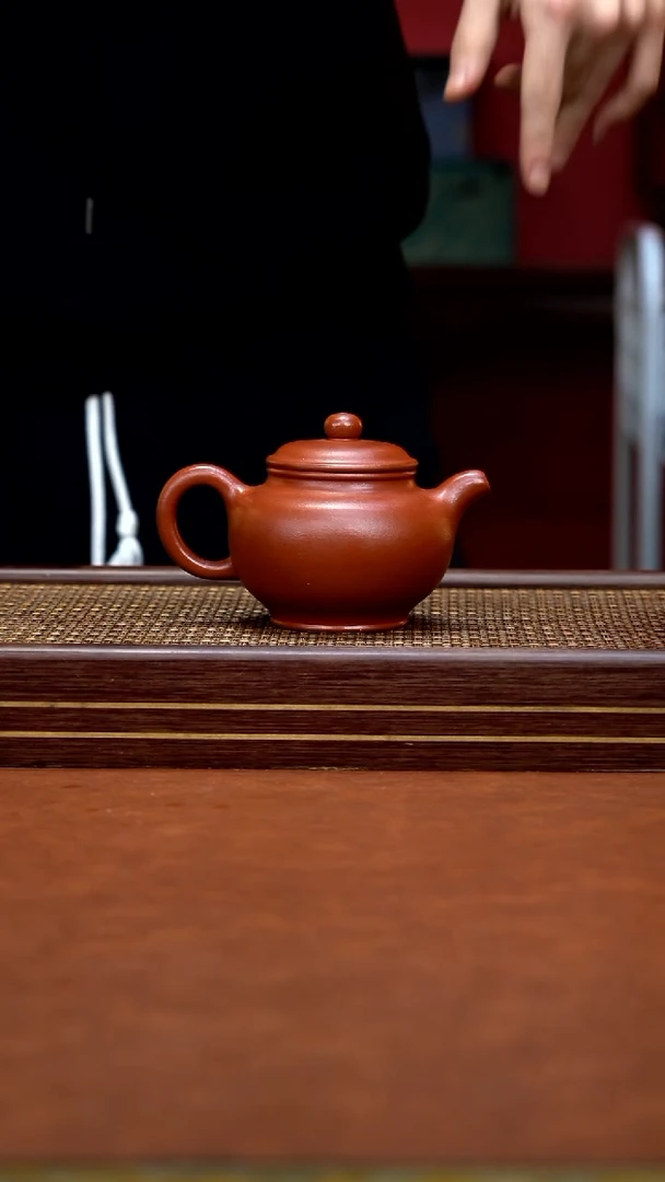 茶壶紫砂ZQ   老朱泥   掇只   280cc   全手工