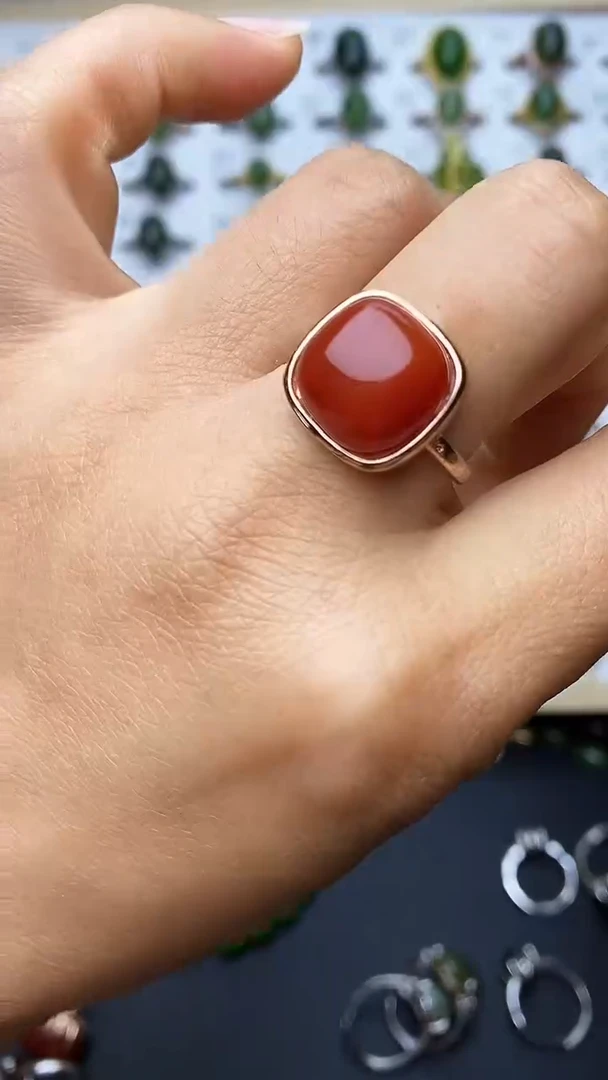 【闪购商品】南红玛瑙戒指未镶嵌1