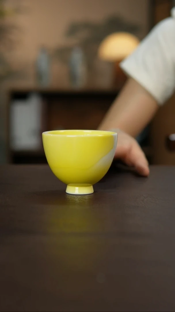 杯景德镇陶瓷杯碗柴烧多人瑕疵