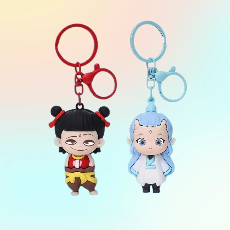 卡通热销同款国潮工艺品哪吒2魔童闹海创意立体摆件厂家直销挂件