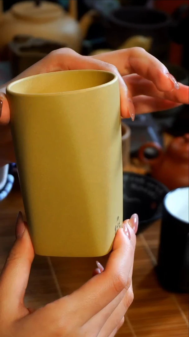 茶杯紫砂手制冷黄金段泥杯