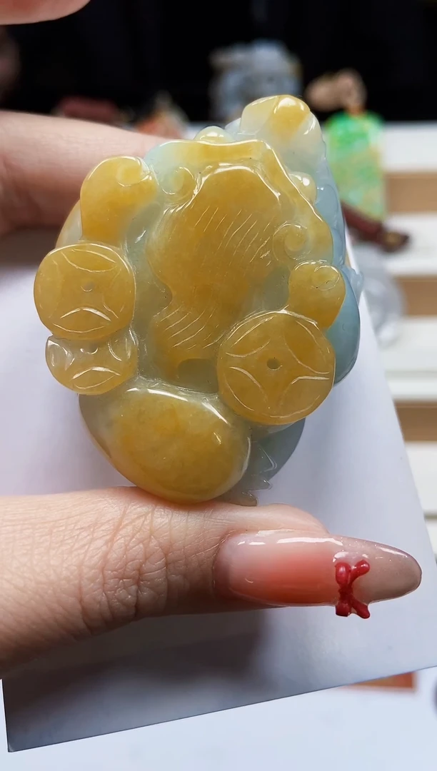 颈饰未镶嵌翡翠翡翠A货