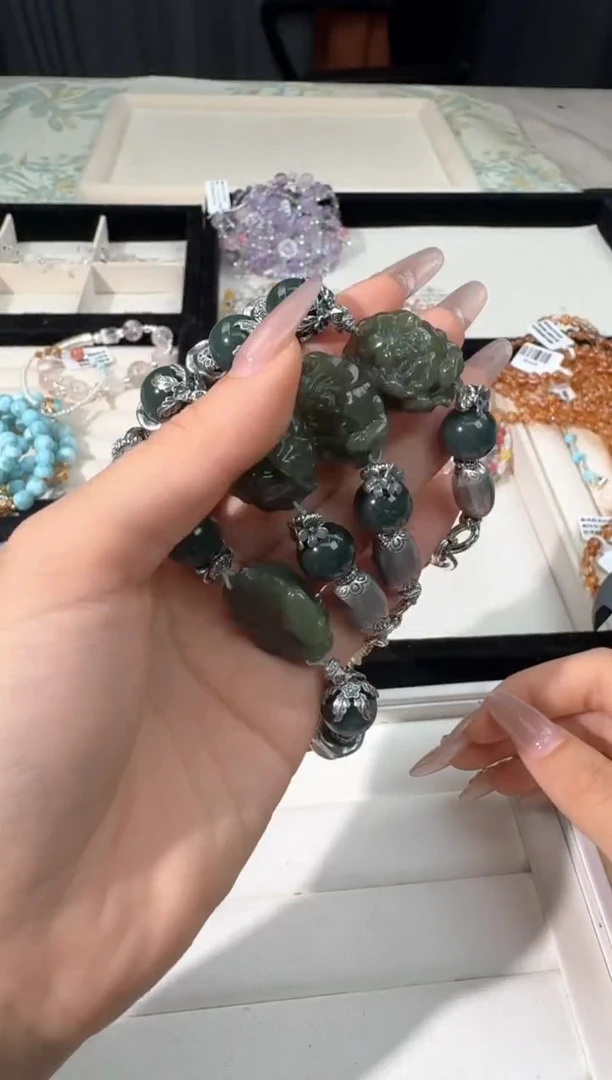 手链未镶嵌和田玉O032和田玉花花链条款