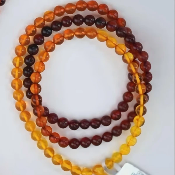 彩虹圆珠项链 约5mm/250706057400/多样性发一件