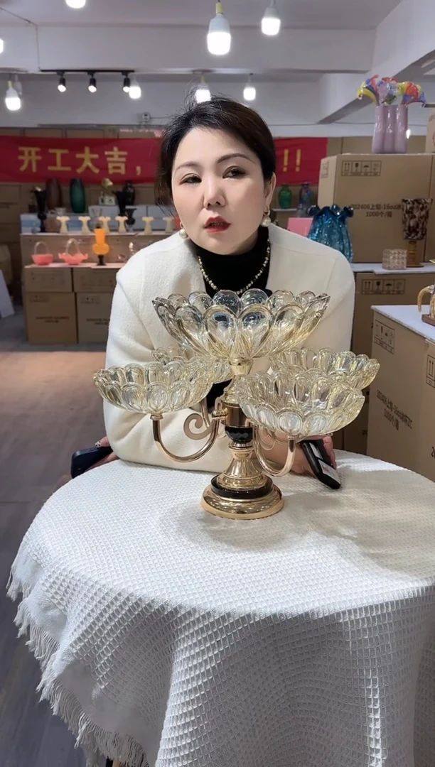 【闪购商品】琉璃泰新花器L-77晚