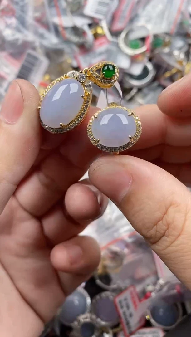 银S925镶嵌戒指翡翠55555   4